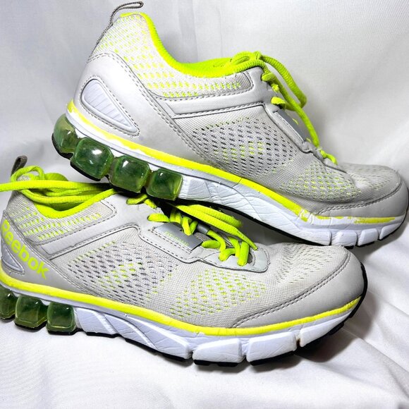 Reebok Shoes - Reebok-Women's Run Fit Frame 70% Dynamic Biomechanics 12.9-Sz 7 1/2-Gray/Neon